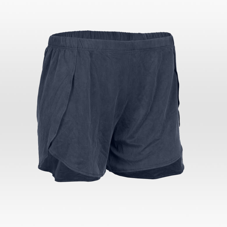 Cupro Lounge Shorts midnight blue