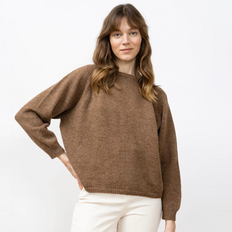 Dolores Knit Cardigan chocolate