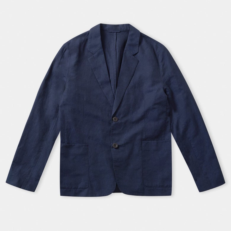 Enver Blazer navy linen