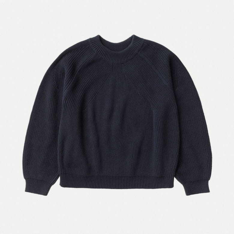 Fia Ribbed Sweater navy