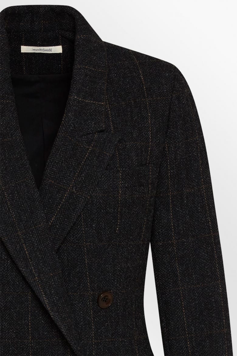 Herringbone DoubleLine Blazer grey diverse