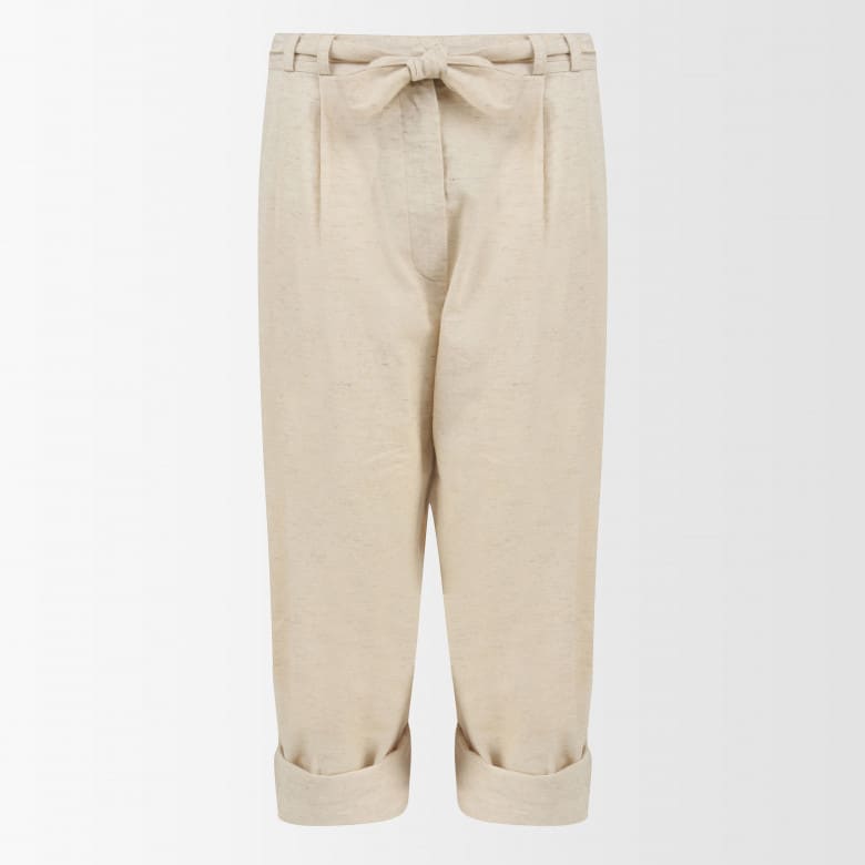 High Waist Trousers cashew