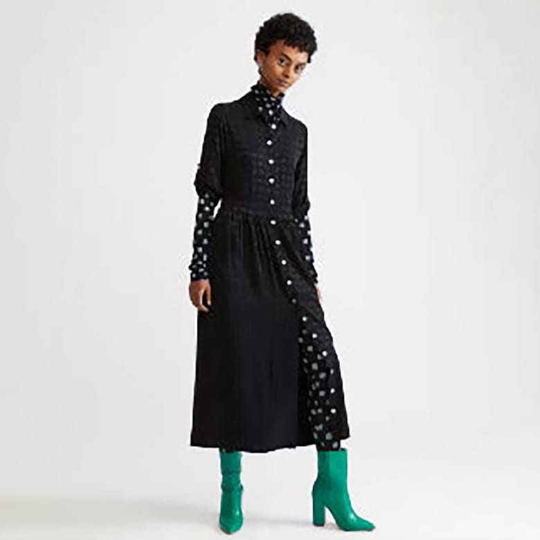 Irina Shirtdress black square