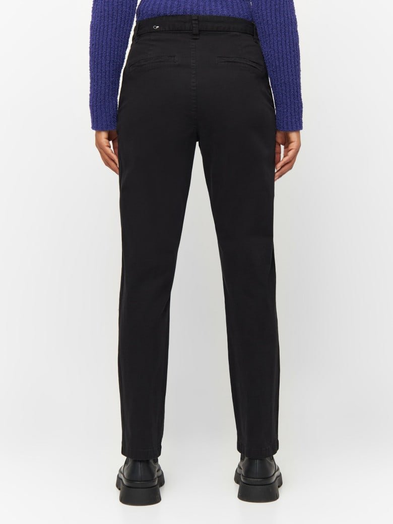 Iris Mom Mid Rise Chino black jet