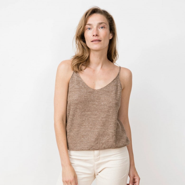 Knit Top Agnes cafe