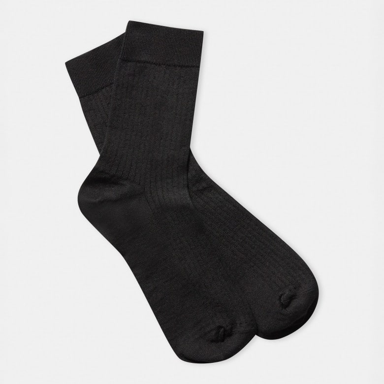 Linen Socks black