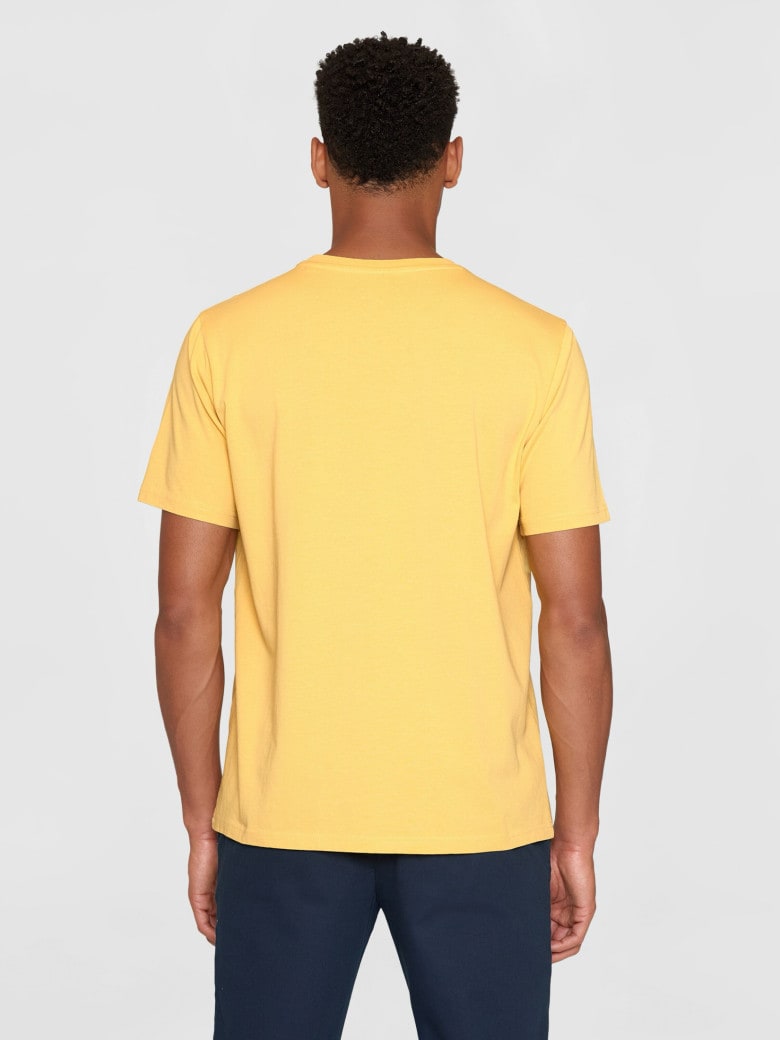 Loke Badge Tee misted yellow