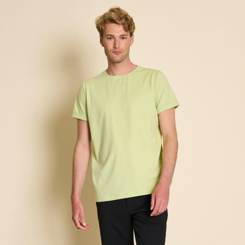 Men T-Shirt Boy matcha