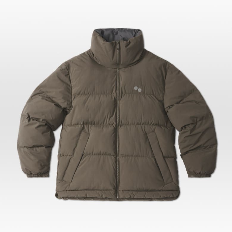 Puffer Jacket Unisex coffee brown