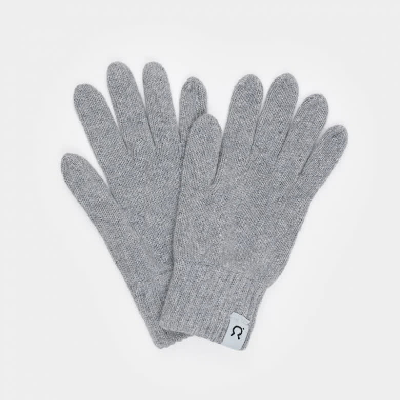 Recycled Cashmere Men Gloves Paolo grey galce