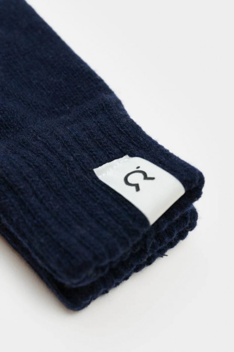 Recycled Cashmere Women Gloves Anita blue mora