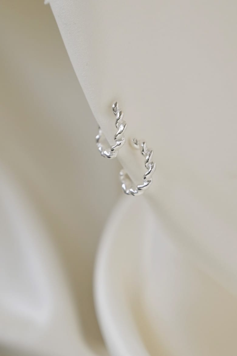 Revolution Hoop Earrings silver