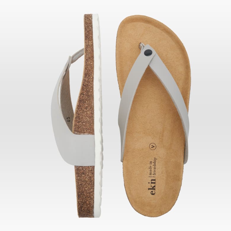 Sandal Vegan grey