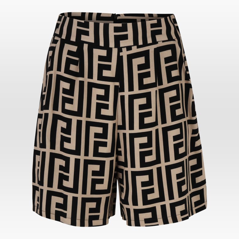 Shorts Viseu meander print