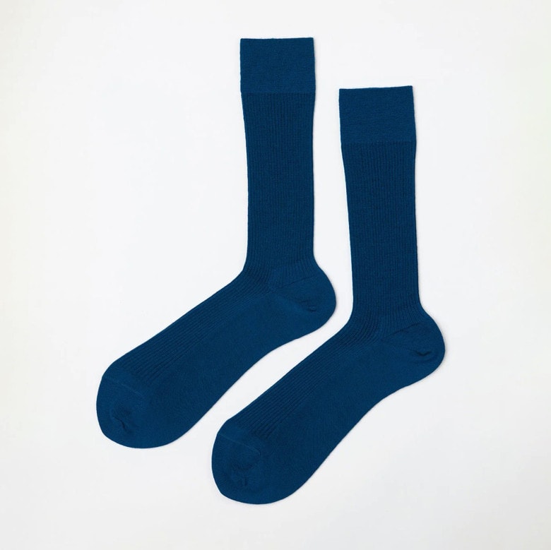 Socks Merino Wool blue