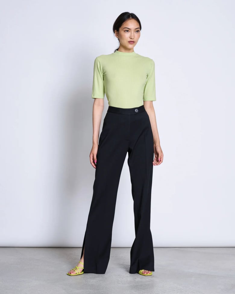 T-Shirt Nina Rib matcha