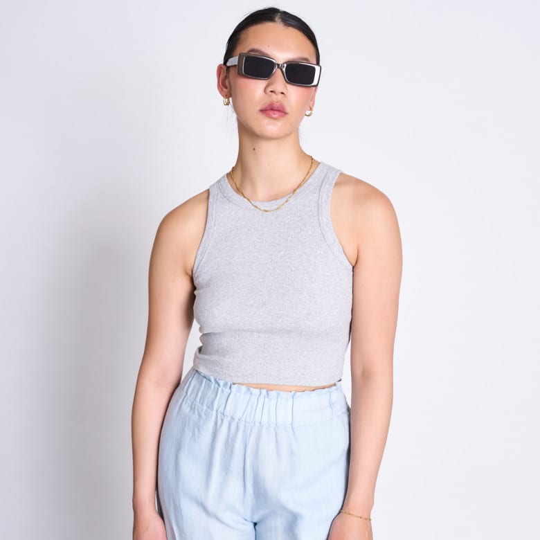 Tank Top Porto light grey