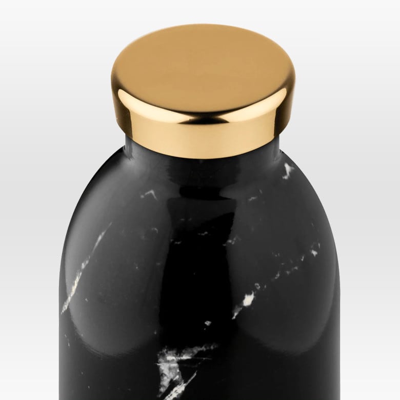 Thermosflasche Clima black marble