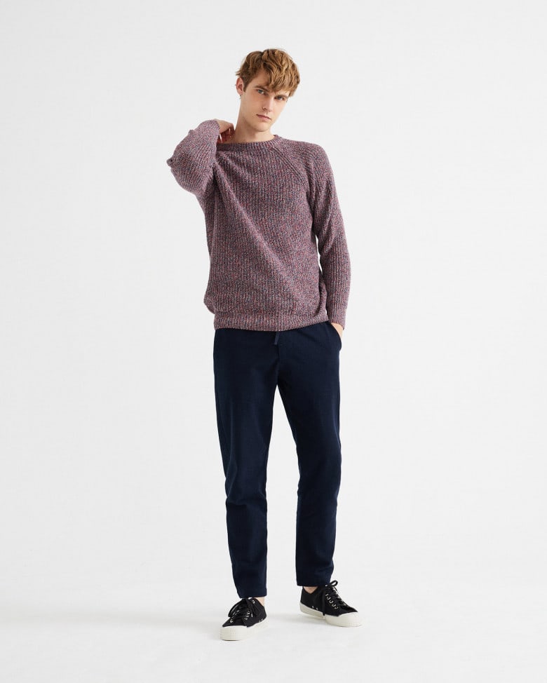 Trash KnittedSweater Men blue