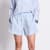 Linen Shorts Tournai sky blue