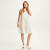 Natural Linen Strap Dress light feather gray