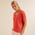 Halbarm Shirt red pepper