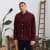 Owe Overshirt eco corduroy wine