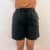 Posey Linen Mix Elastic Waist Shorts black jet