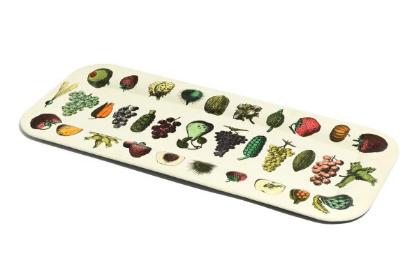 Piero Fornasetti — Serving tray with botanical motif
