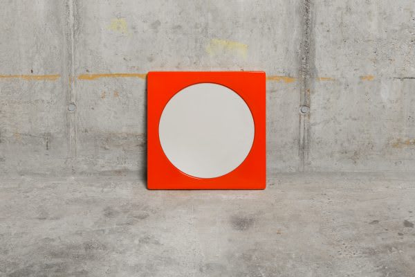 Attr. Verner Panton — Enameled mirror