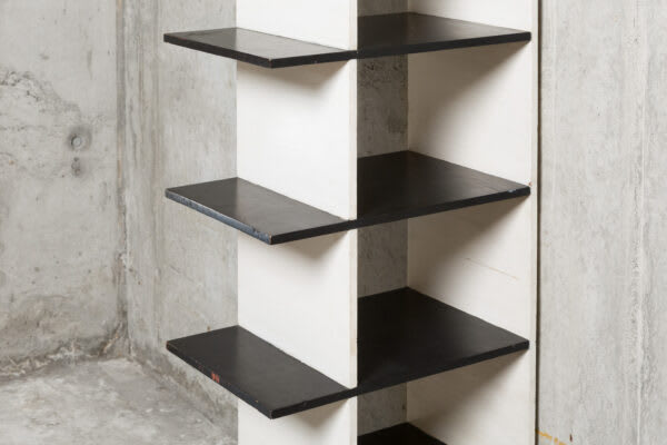 Architectural wall shelf