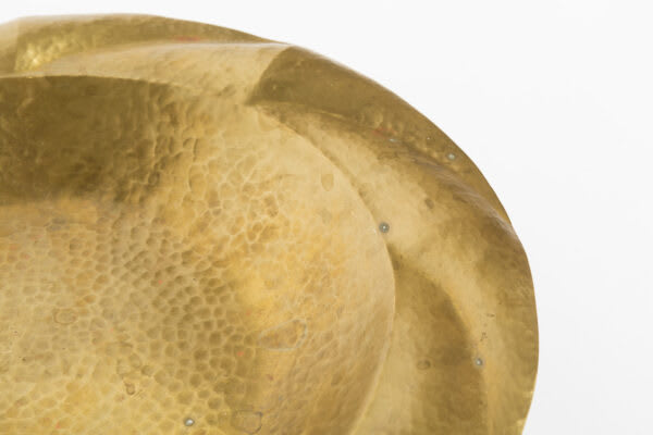 Fritz Widmer — Hammered brass plate