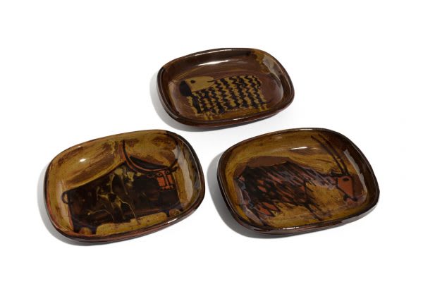 Jakob Stucki — Plates with depictions of animals