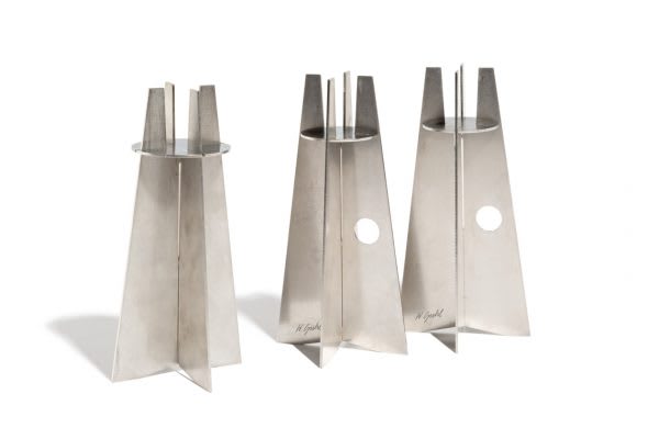 Willy Guhl — Candlesticks 'Puzzle'