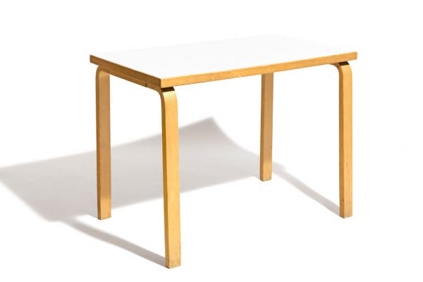 Alvar Aalto — Table with stool