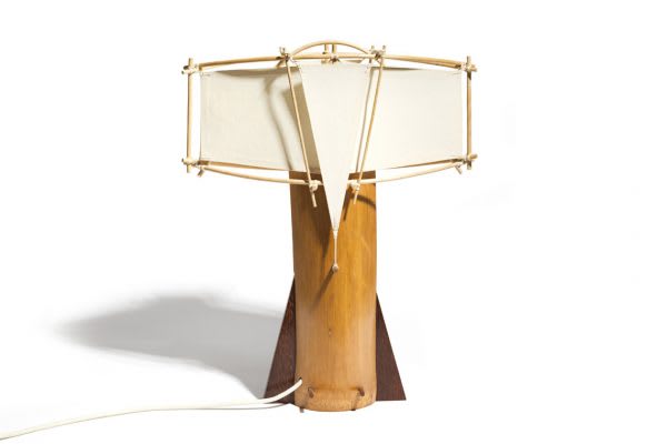 Muriel Garderet — Sculptural bamboo table lamp