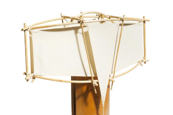 Muriel Garderet — Sculptural bamboo table lamp