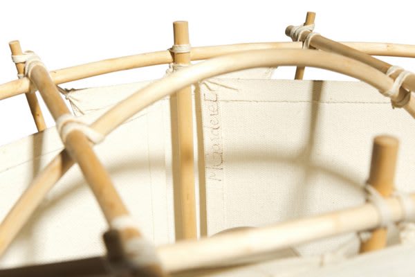 Muriel Garderet — Sculptural bamboo table lamp