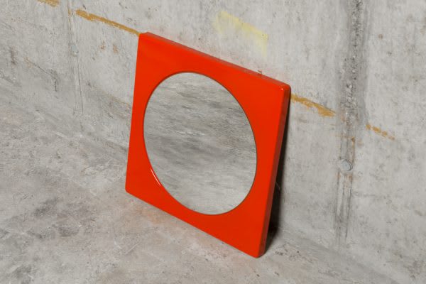 Attr. Verner Panton — Enameled mirror