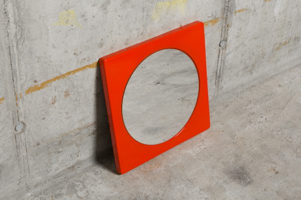 Attr. Verner Panton — Enameled mirror