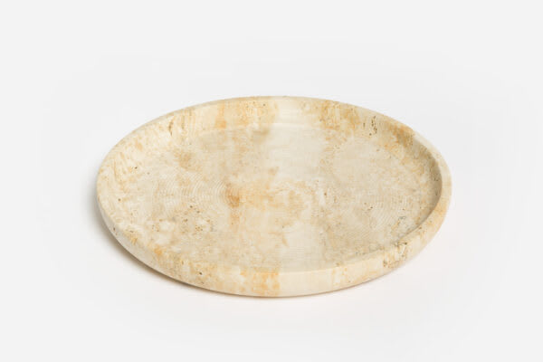 Travertine plate