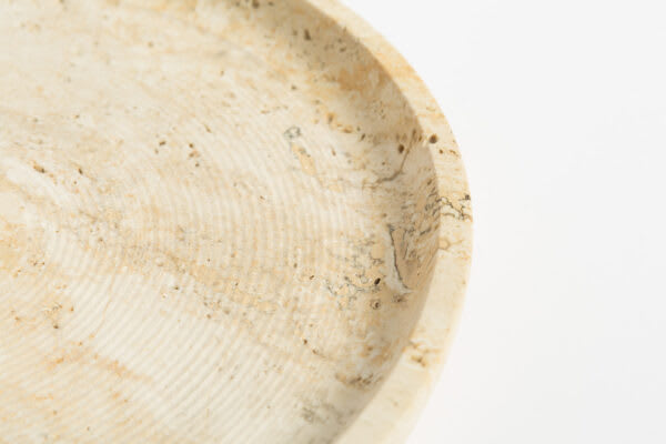 Travertine plate