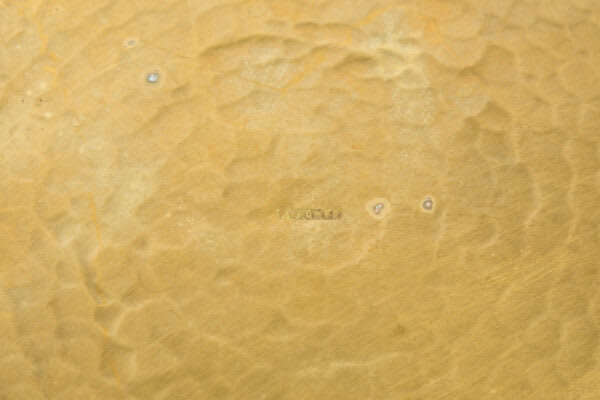 Fritz Widmer — Hammered brass plate