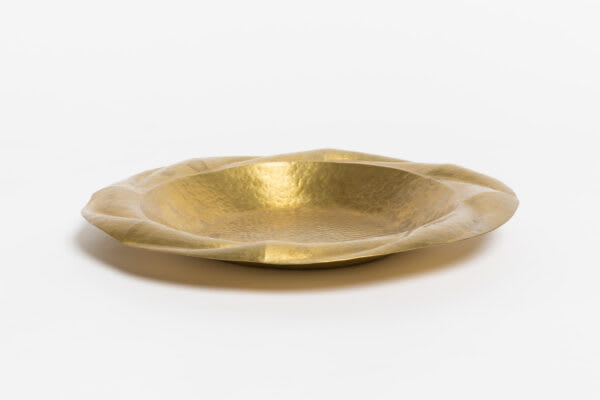 Fritz Widmer — Hammered brass plate