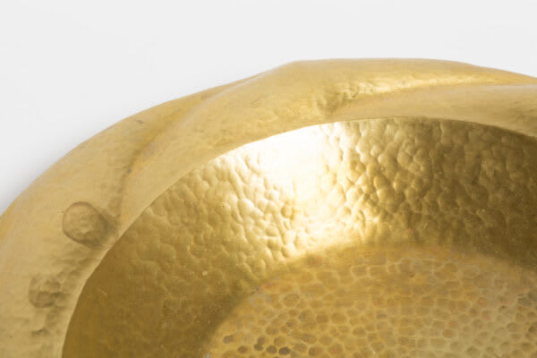 Fritz Widmer — Hammered brass plate