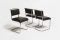 Cantilever dining chairs, set of 3