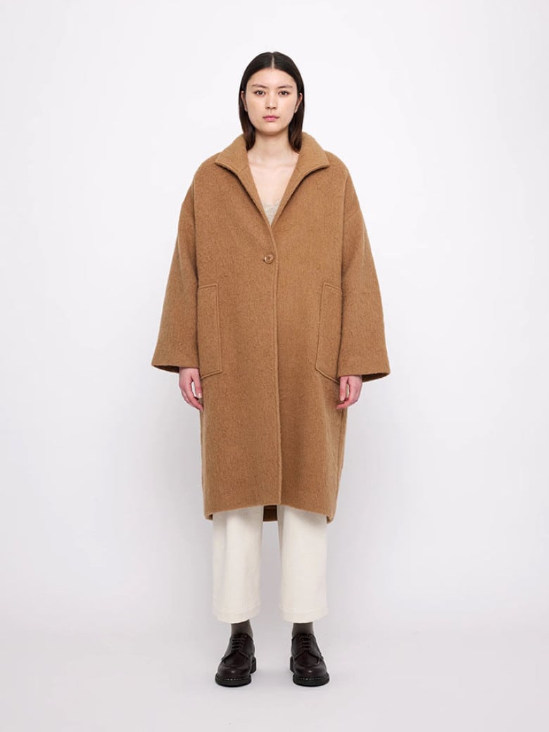 Making Things – 7115 by Szeki Wool Fall Coat Camel