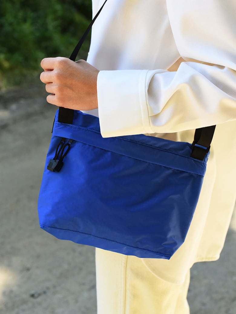 Crossbody Nylon Bag Royal Blue/ Black