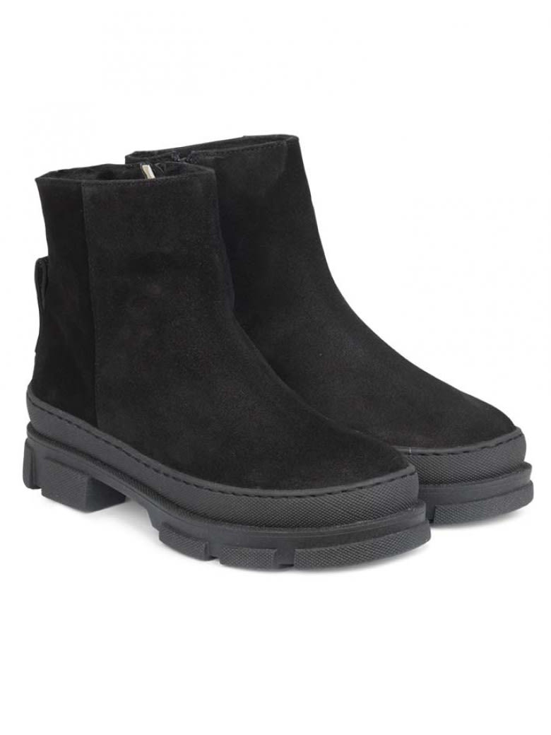 Boot With Wool Lining Black