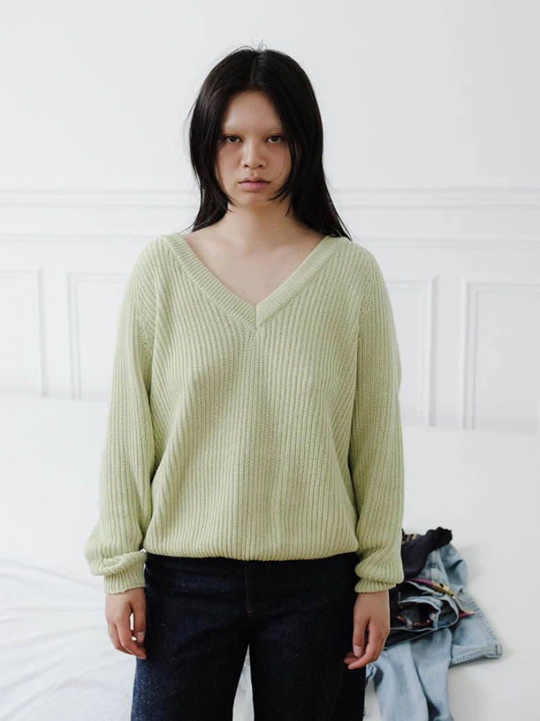 Dodd V-Neck Pullover Mimosa